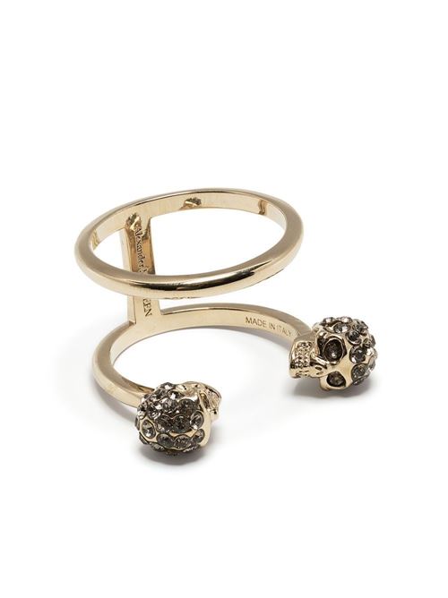 Twin Skull double ring ALEXANDER MCQUEEN | 553656J160K7286